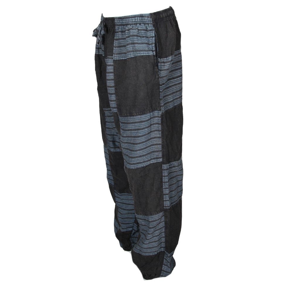 Men's Patch Cotton Jogger Harem Pants