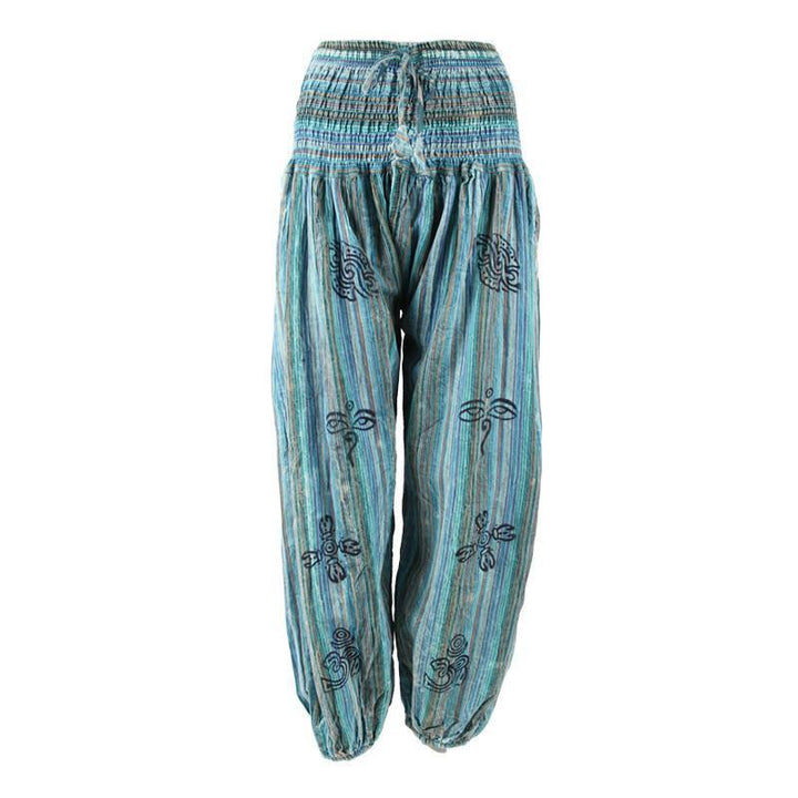 Stonewashed Harem Trousers