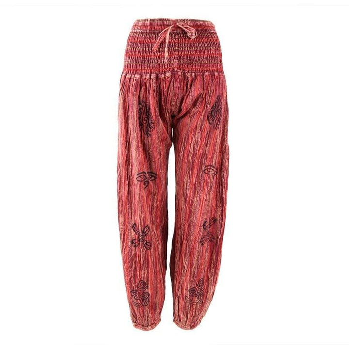 Stonewashed Harem Trousers