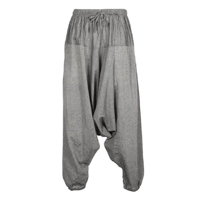 Low Cotton Jogger Harem Pants