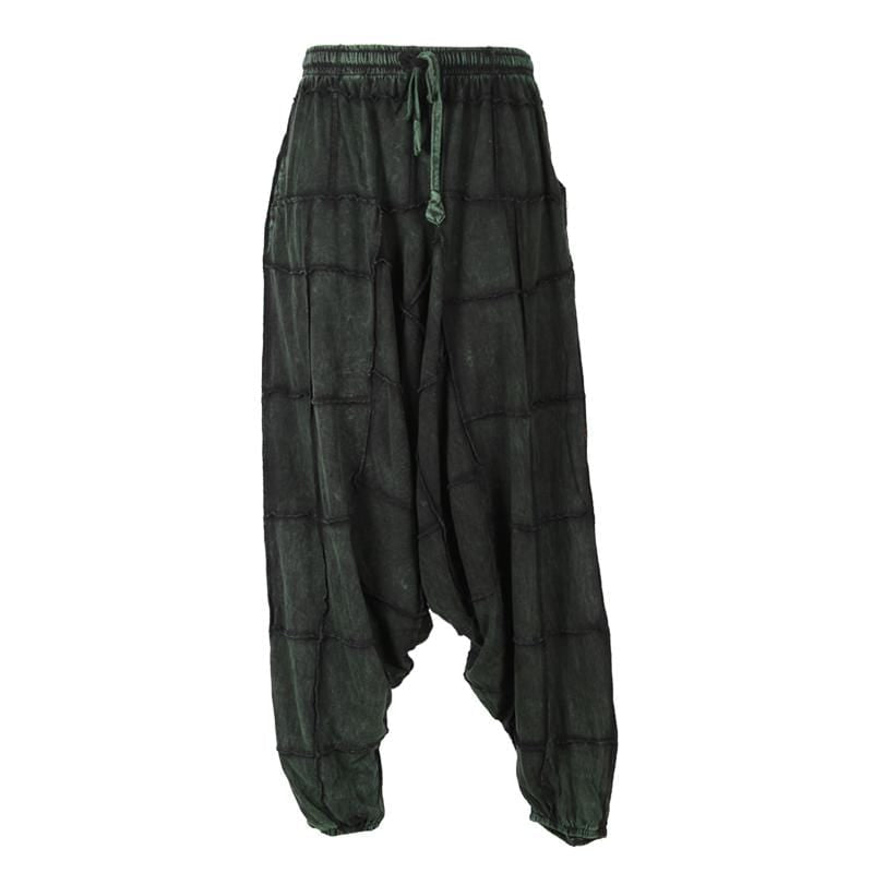 Soft Cotton Patchwork Harem Pants - Main Image