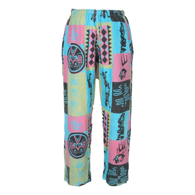 Tribal Printed Patch Trousers