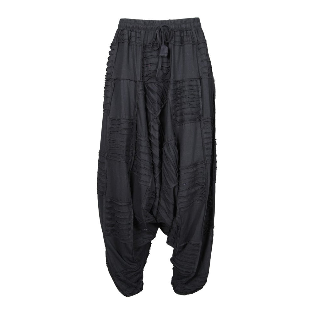 Men's Razor Cut Drop Crotch Harem Pants