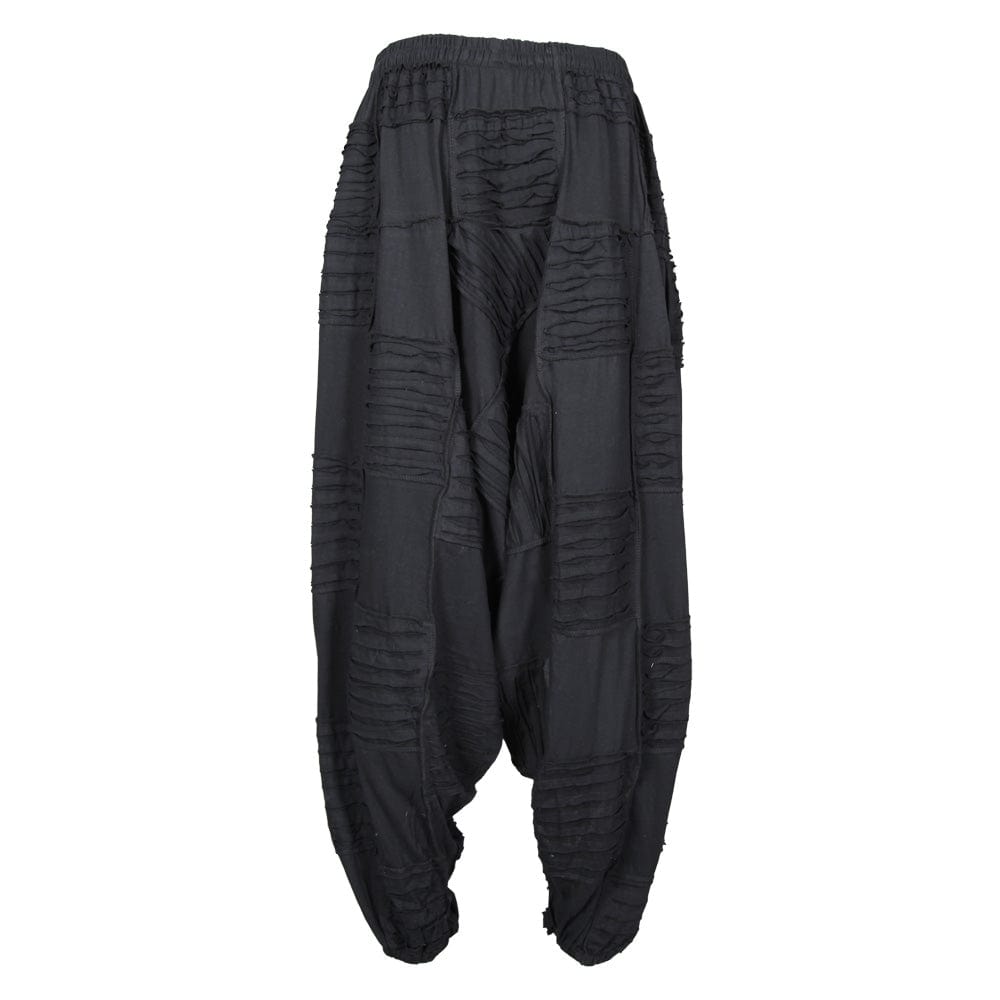 Men's Razor Cut Drop Crotch Harem Pants