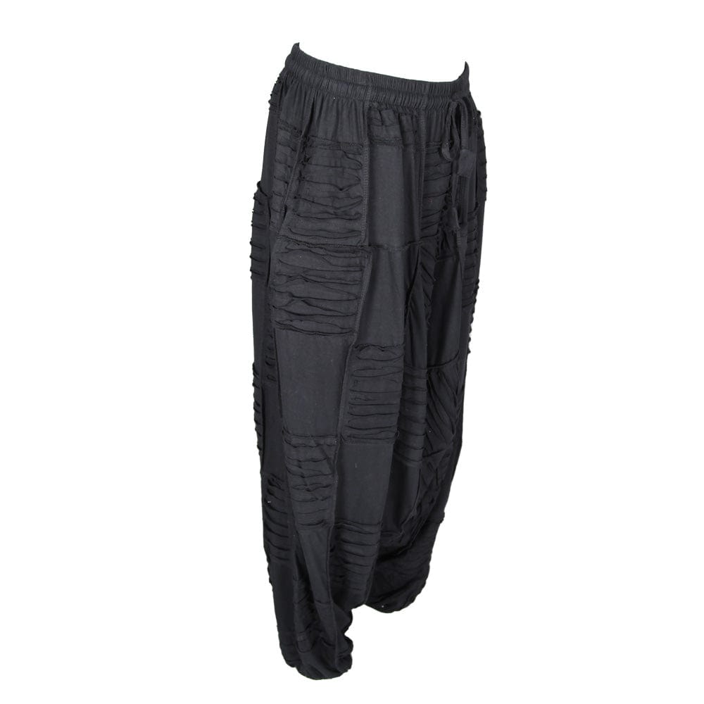 Men's Razor Cut Drop Crotch Harem Pants