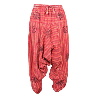 Stonewashed Harem Pants