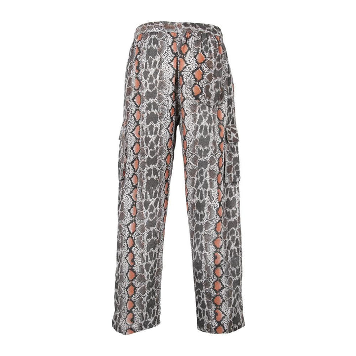 Snakeskin Print Trousers
