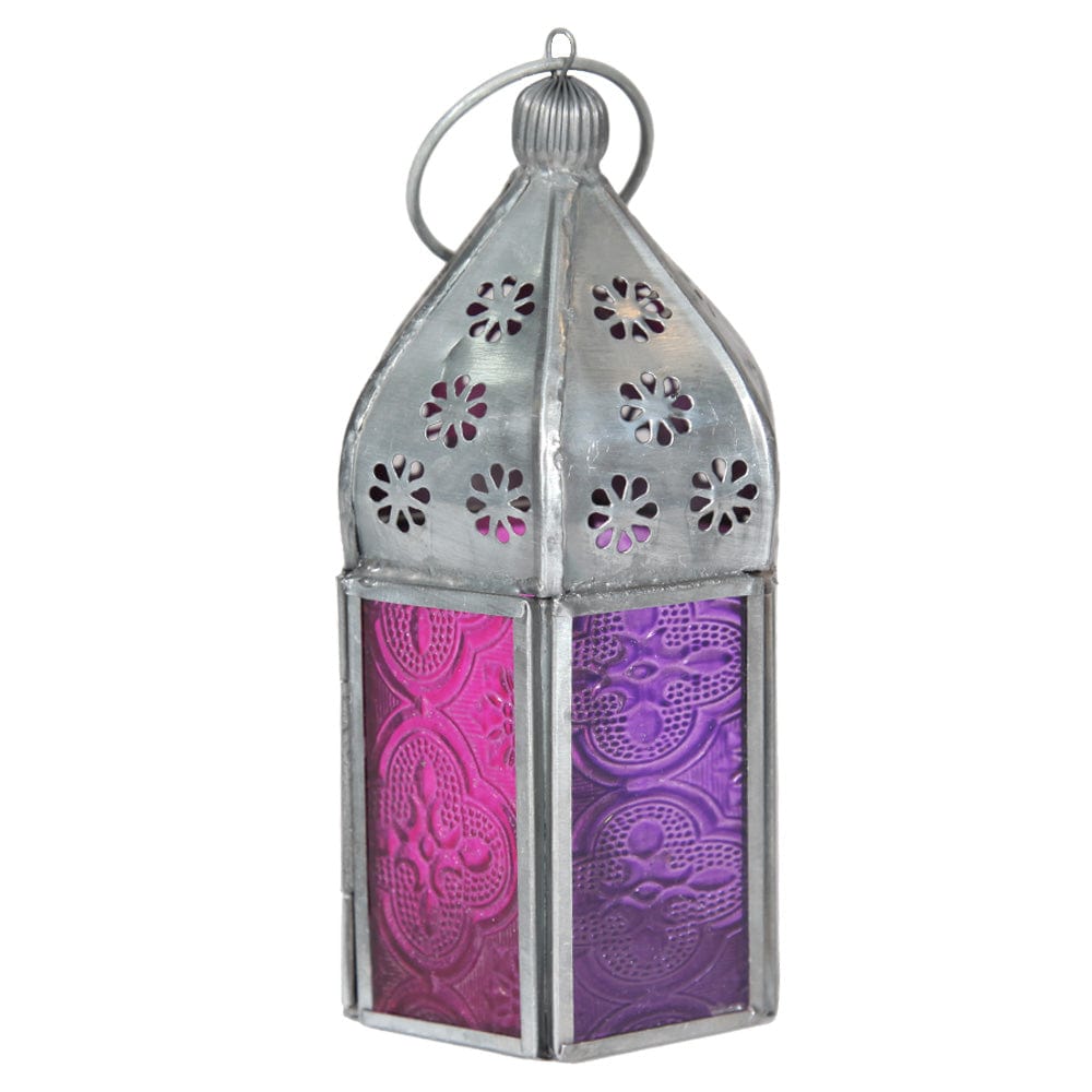 Moroccan Style Mini Tonal Glass Lantern