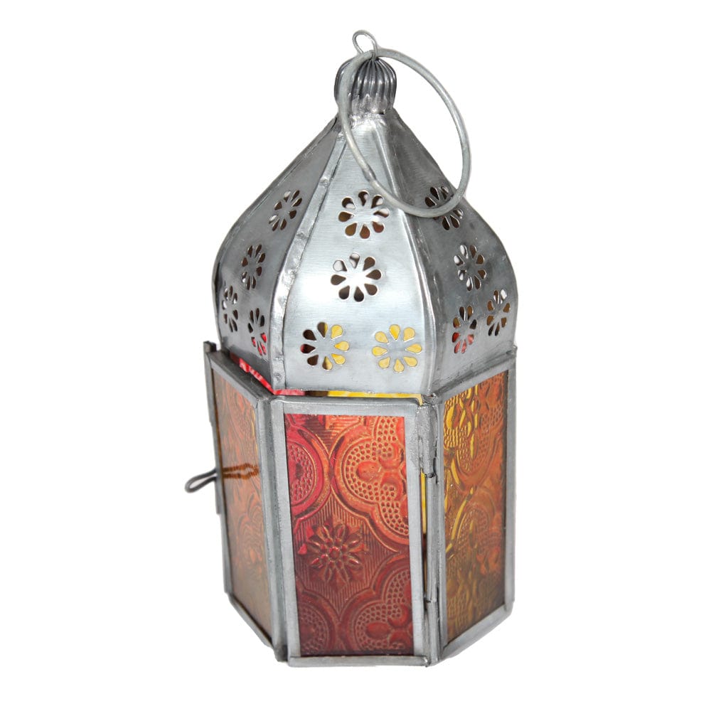Moroccan Style Mini Tonal Glass Lantern