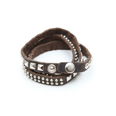 Studded Leather Bracelet