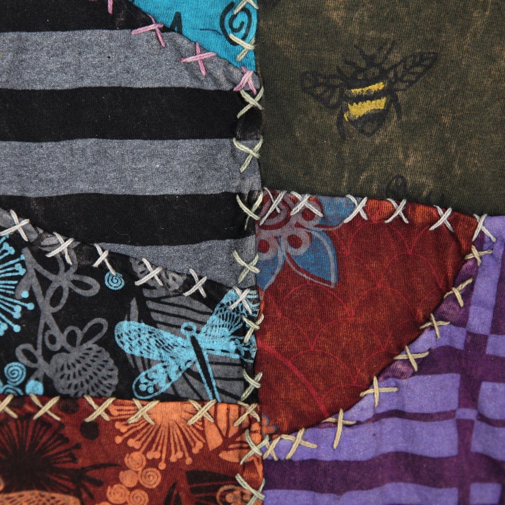 Long Sleeve Patchwork Top
