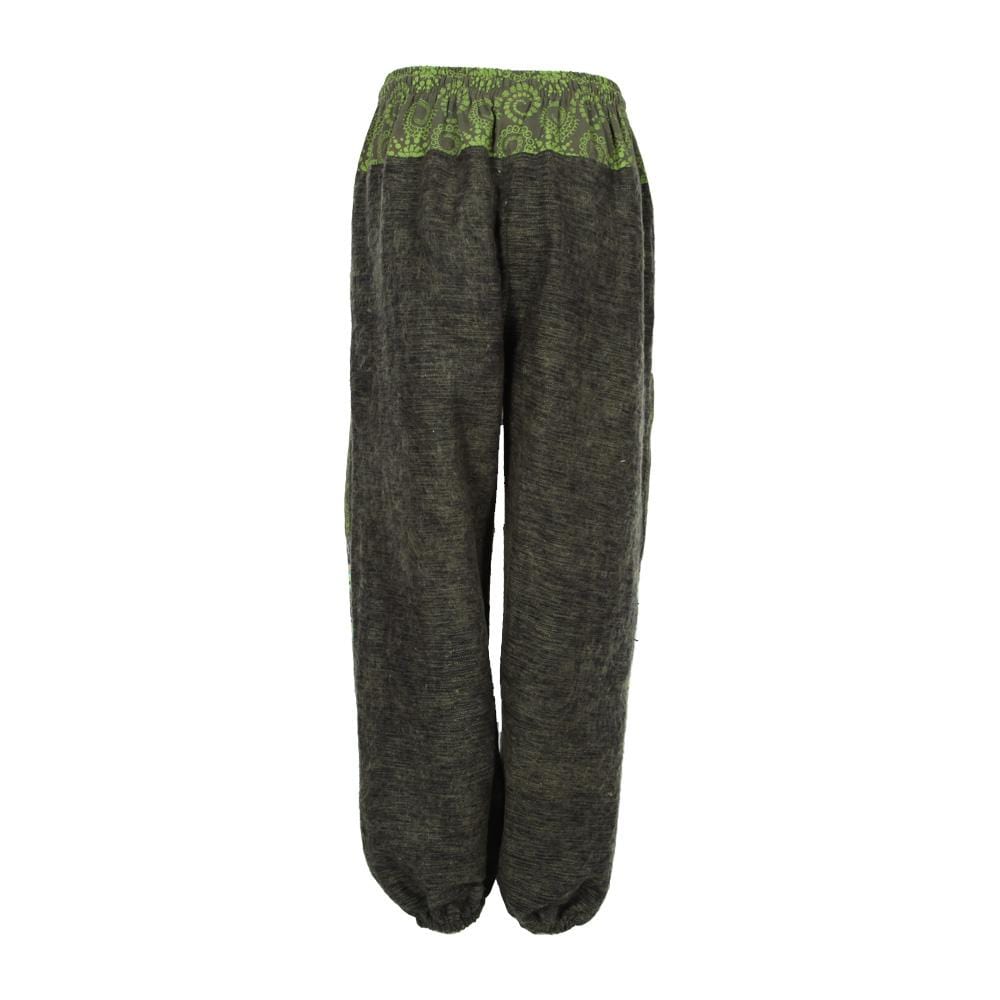 Gheri & Fleece High Crotch Harem Pants