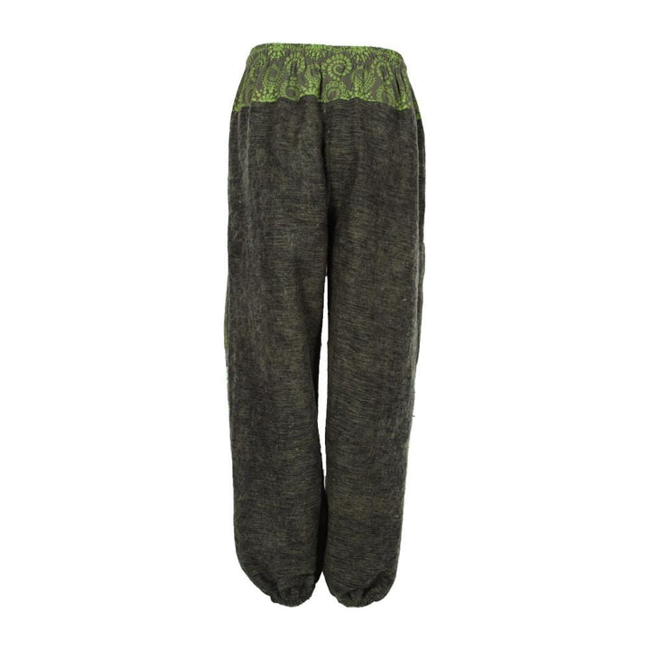 Gheri & Fleece High Crotch Harem Pants
