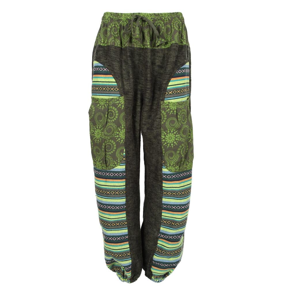 Gheri & Fleece High Crotch Harem Pants