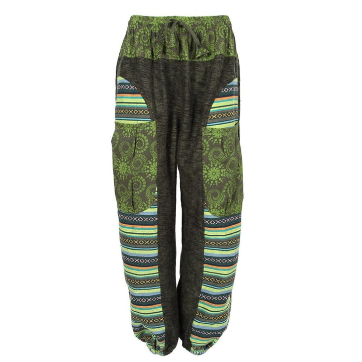 Gheri & Fleece High Crotch Harem Pants