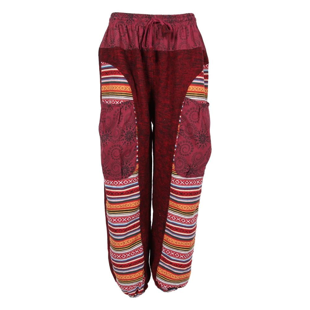 Gheri & Fleece High Crotch Harem Pants