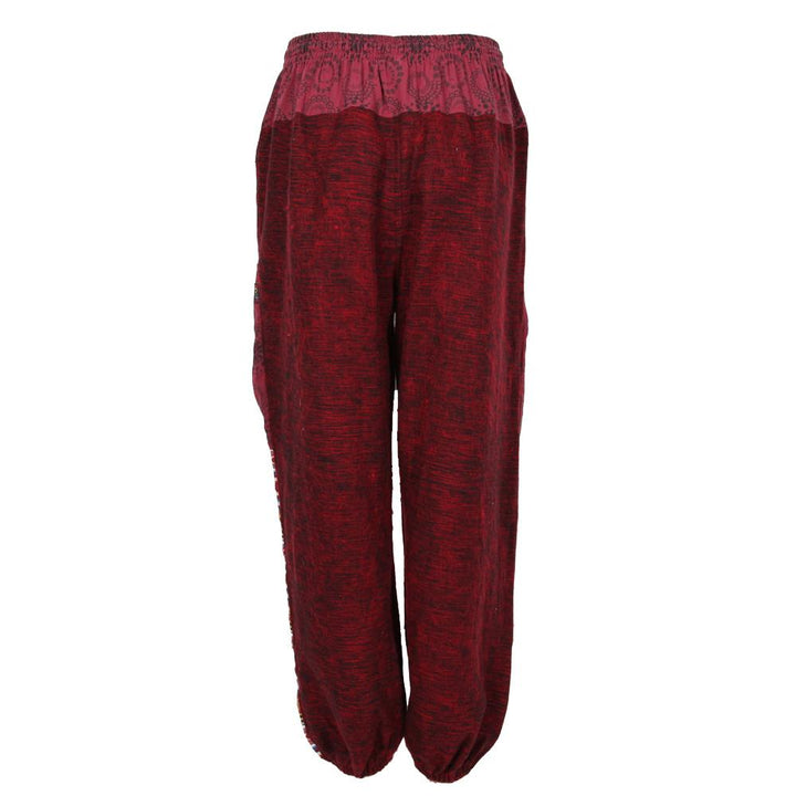 Gheri & Fleece High Crotch Harem Pants