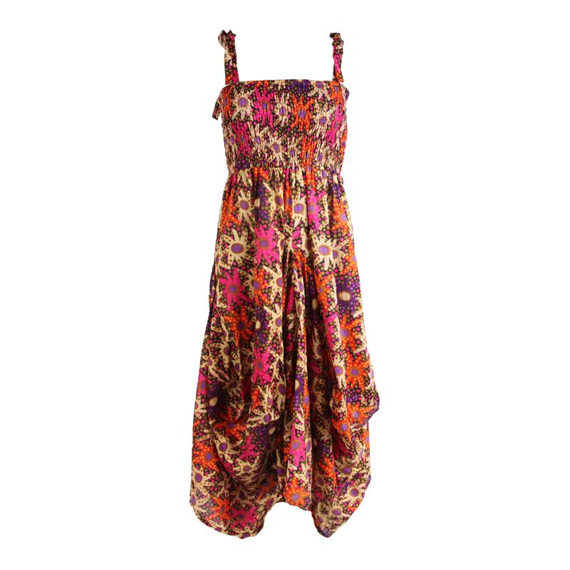 Shoulder Tie Maxi Balloon Dress – The Hippy Clothing Co.