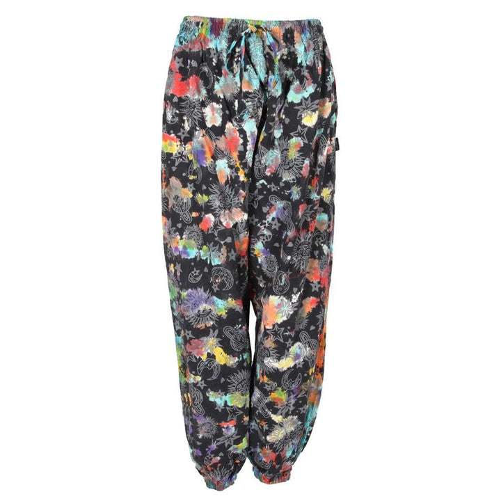 Men's Sun & Moon Print Harem Pants
