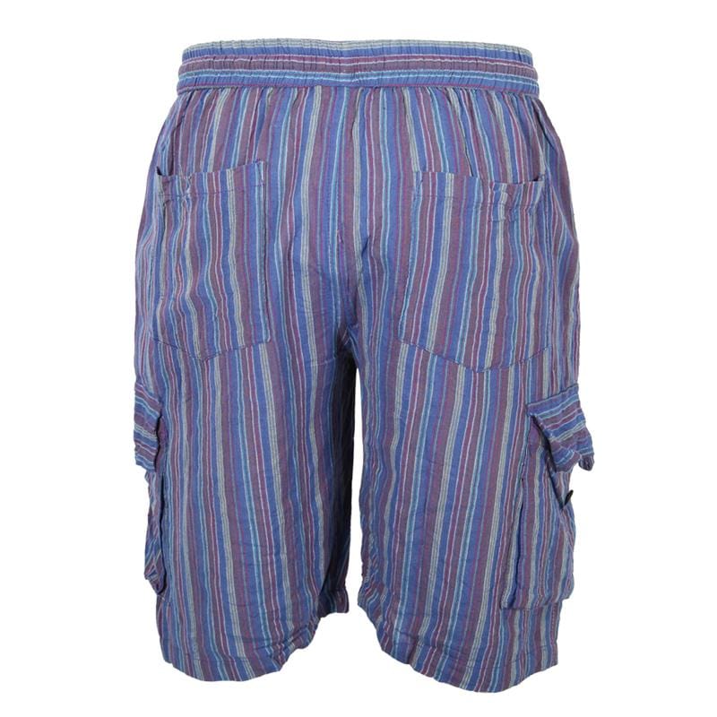 Striped Cargo Shorts