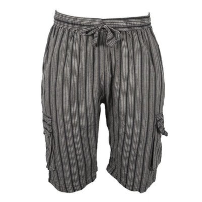Striped Cargo Shorts