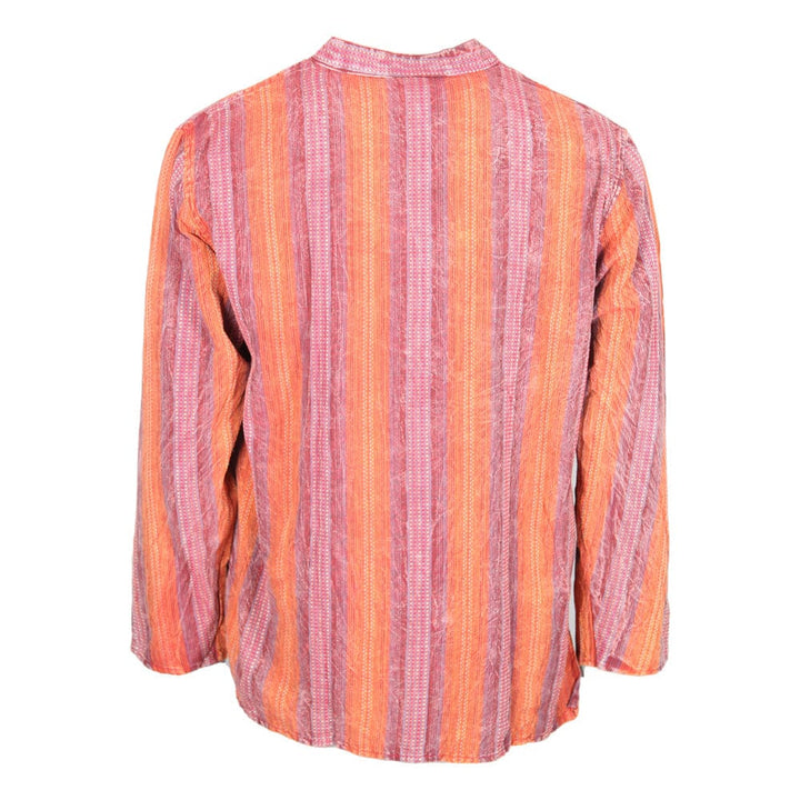 Kantha Stitch Cotton Shirt