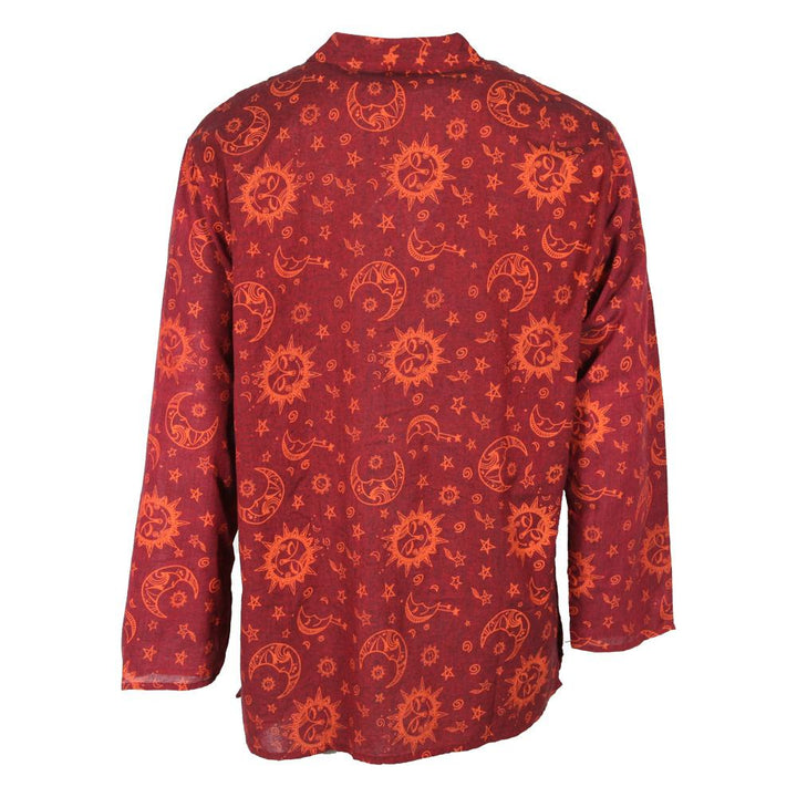 Sun and Moon Print Shirt