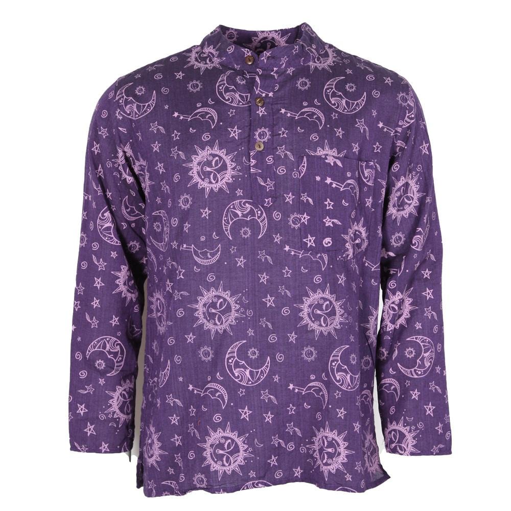 Sun and Moon Print Shirt