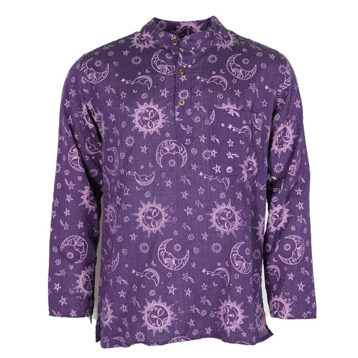Sun and Moon Print Shirt
