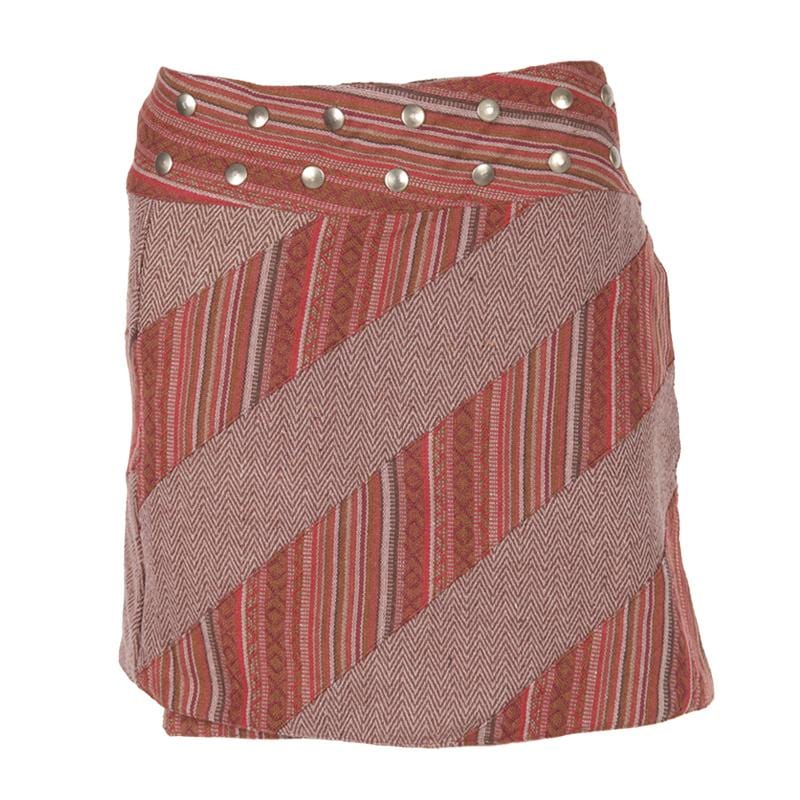 Woven Cotton Popper Skirt