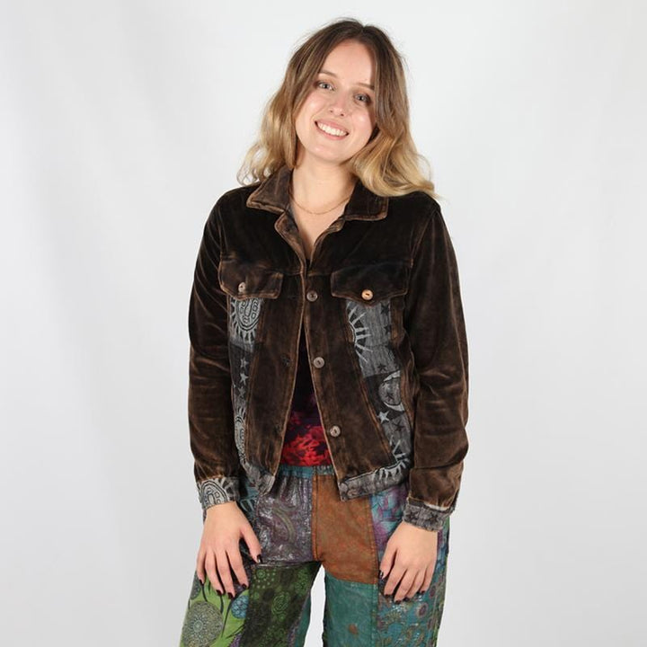 Velvet Short Jacket