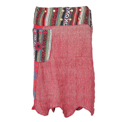 Midi Blanket Popper Skirt
