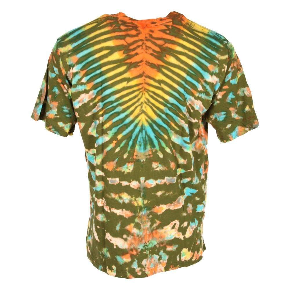 Oversized OM Print Tie Dye T-Shirt