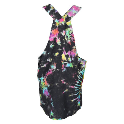 Tie-Dye Dungarees Dress