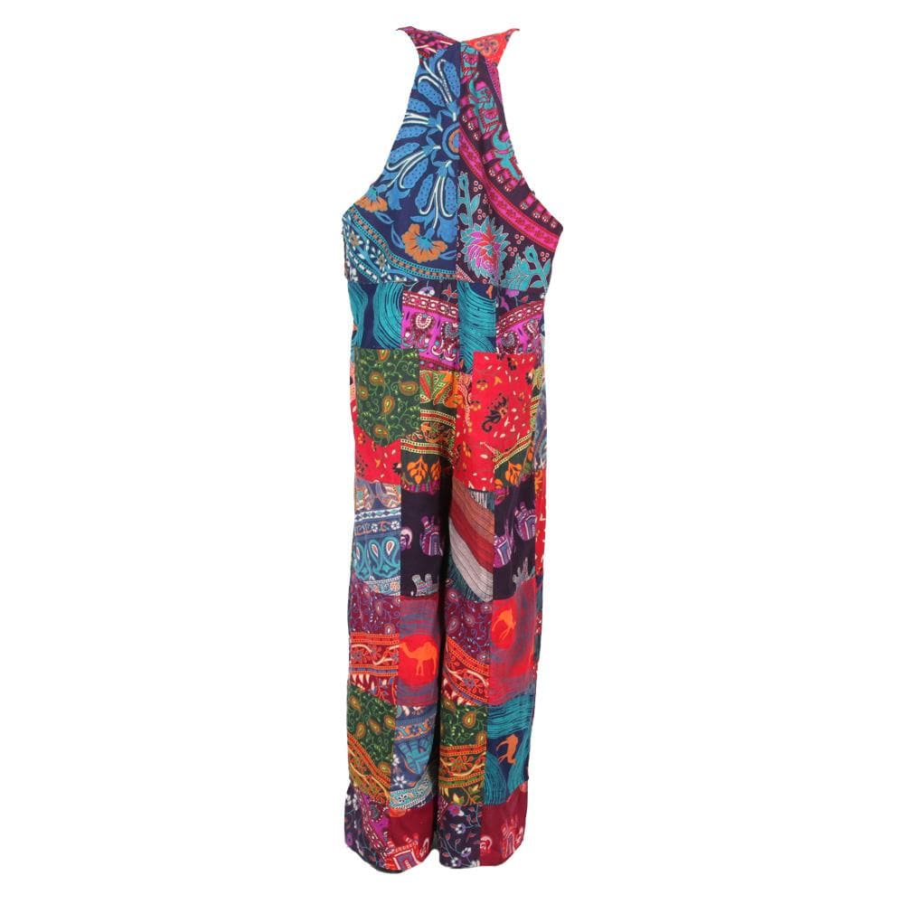 Bagru Patchwork Dungarees