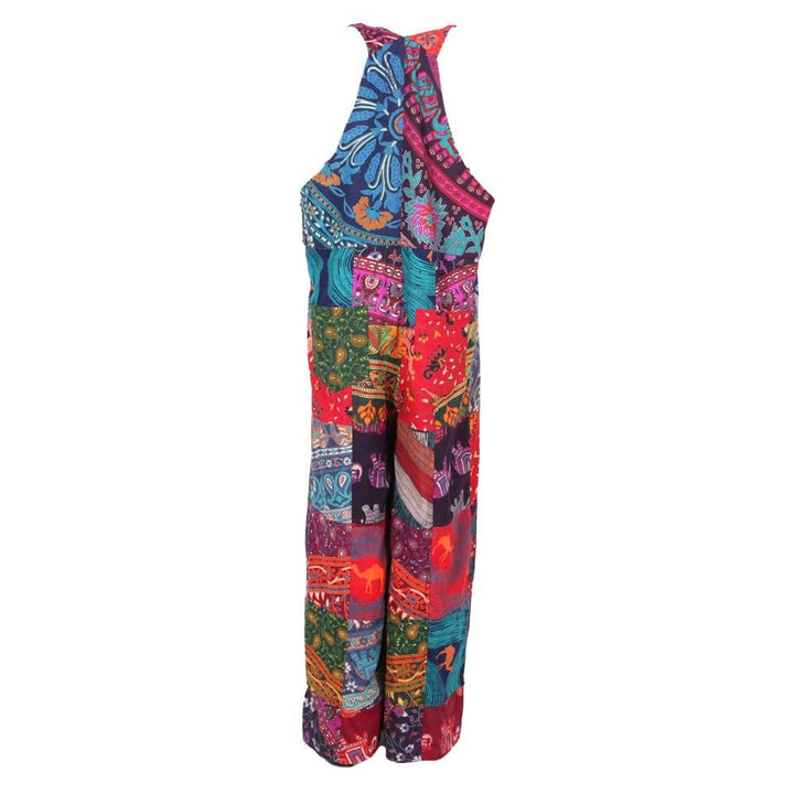 Bagru Patchwork Dungarees