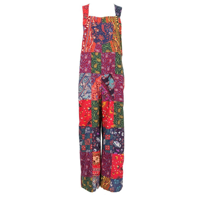 Bagru Patchwork Dungarees
