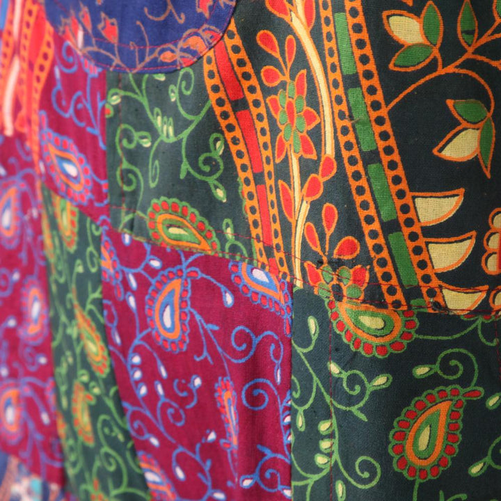 Bagru Patchwork Dungarees