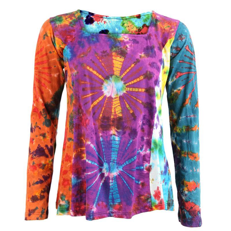 Tie Dye Long Sleeve Top