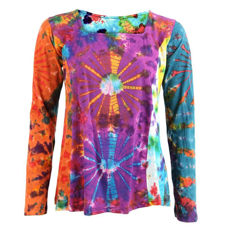 Tie Dye Long Sleeve Top