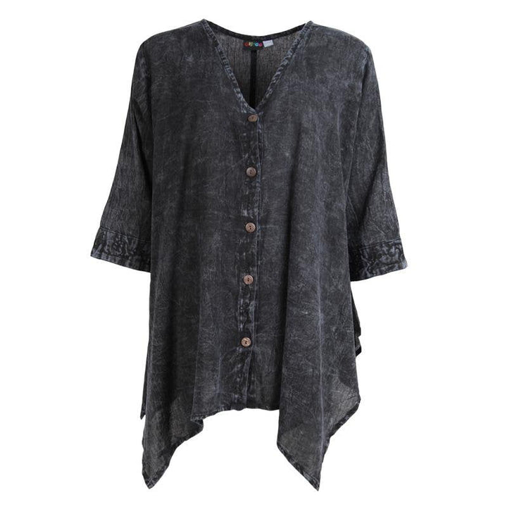 Button Up Smock Top