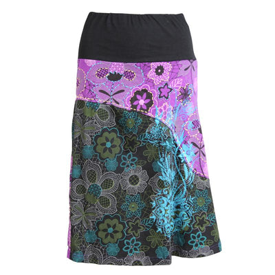 Embroidered Midi Skirt