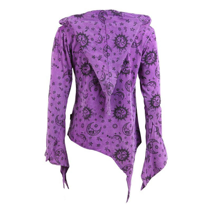 Split Cuff Asymmetric Hoodie
