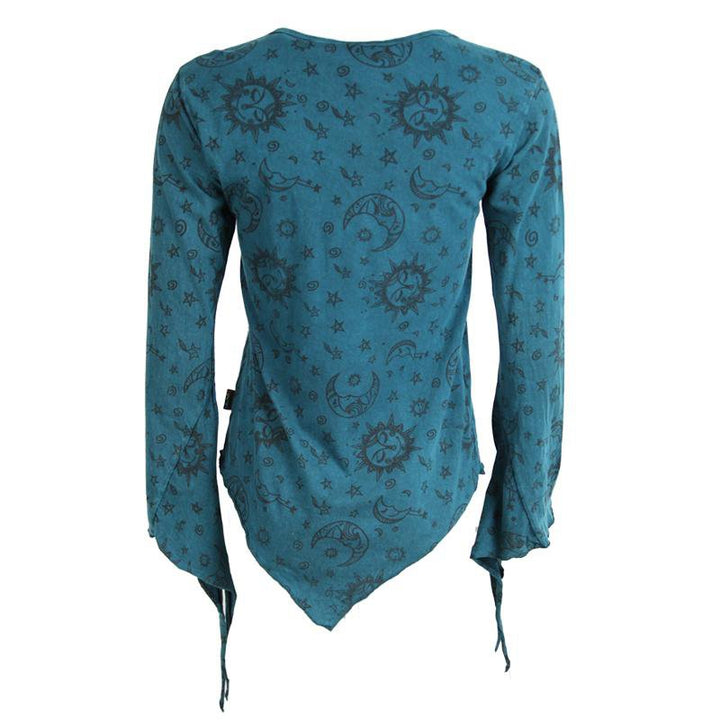 Split Cuff Laced Top