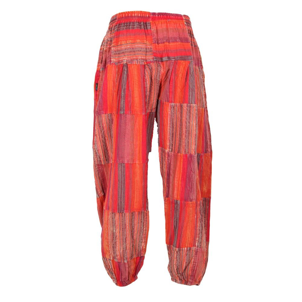 Overdyed Patchwork Genie Pants