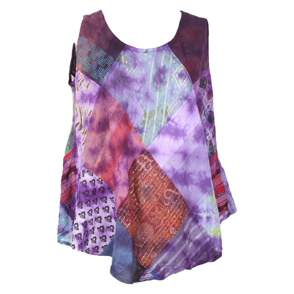 Overdyed Patchwork Swing Top – The Hippy Clothing Co.