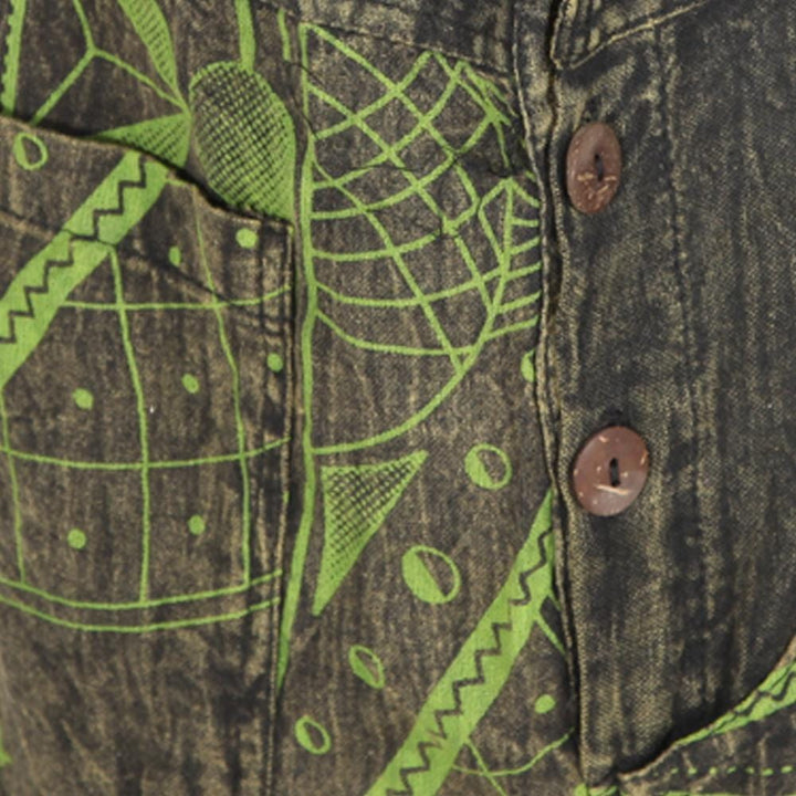 Screen Print Dungarees