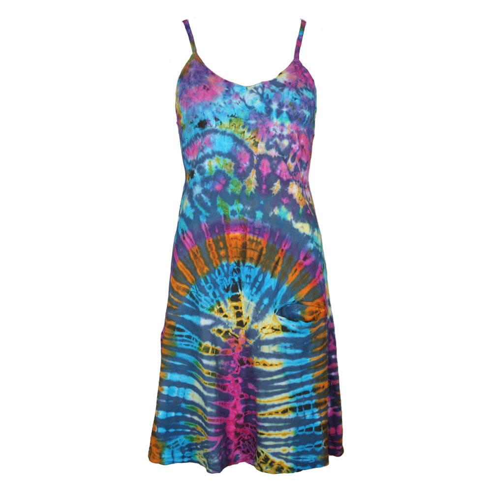 Tie Dye Cami Midi Dress