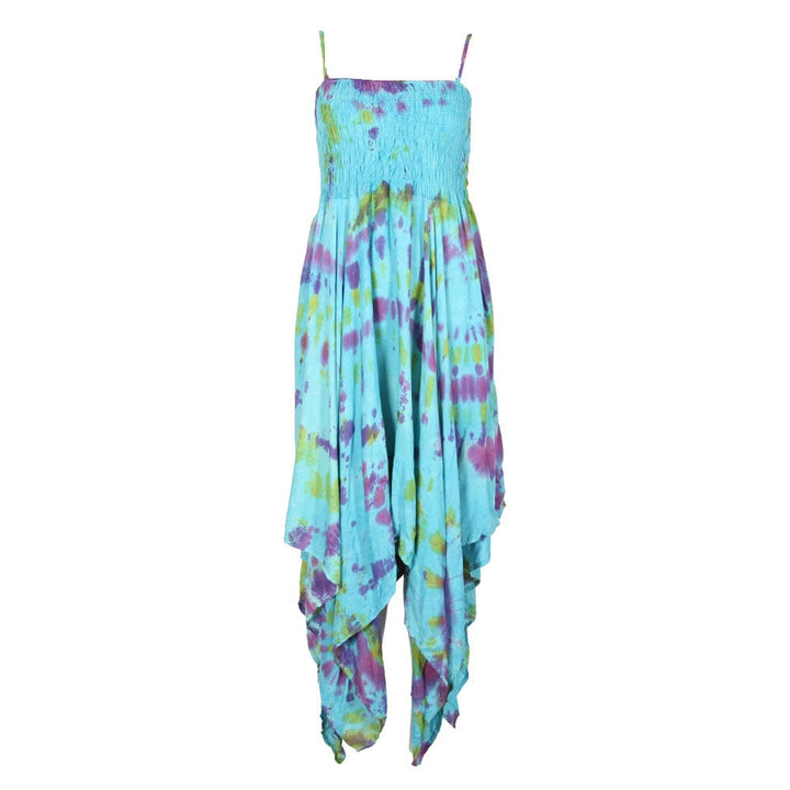Hanky Hem Bardot Strap Dress