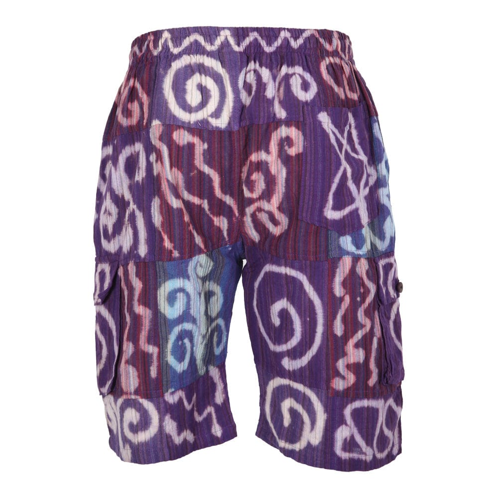 Patchwork Overdyed Cargo Shorts